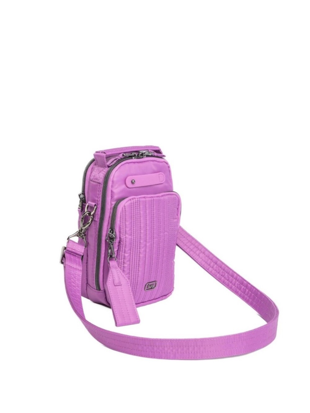 Lug Skeeter Mini Bridge Love Convertible Crossbody Belt Bag Acia Berry - Picture 2 of 5